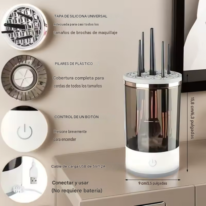 BLUSHWASH - LIMPIADOR 2 EN 1 PARA BROCHAS Y BEAUTY BLENDERS