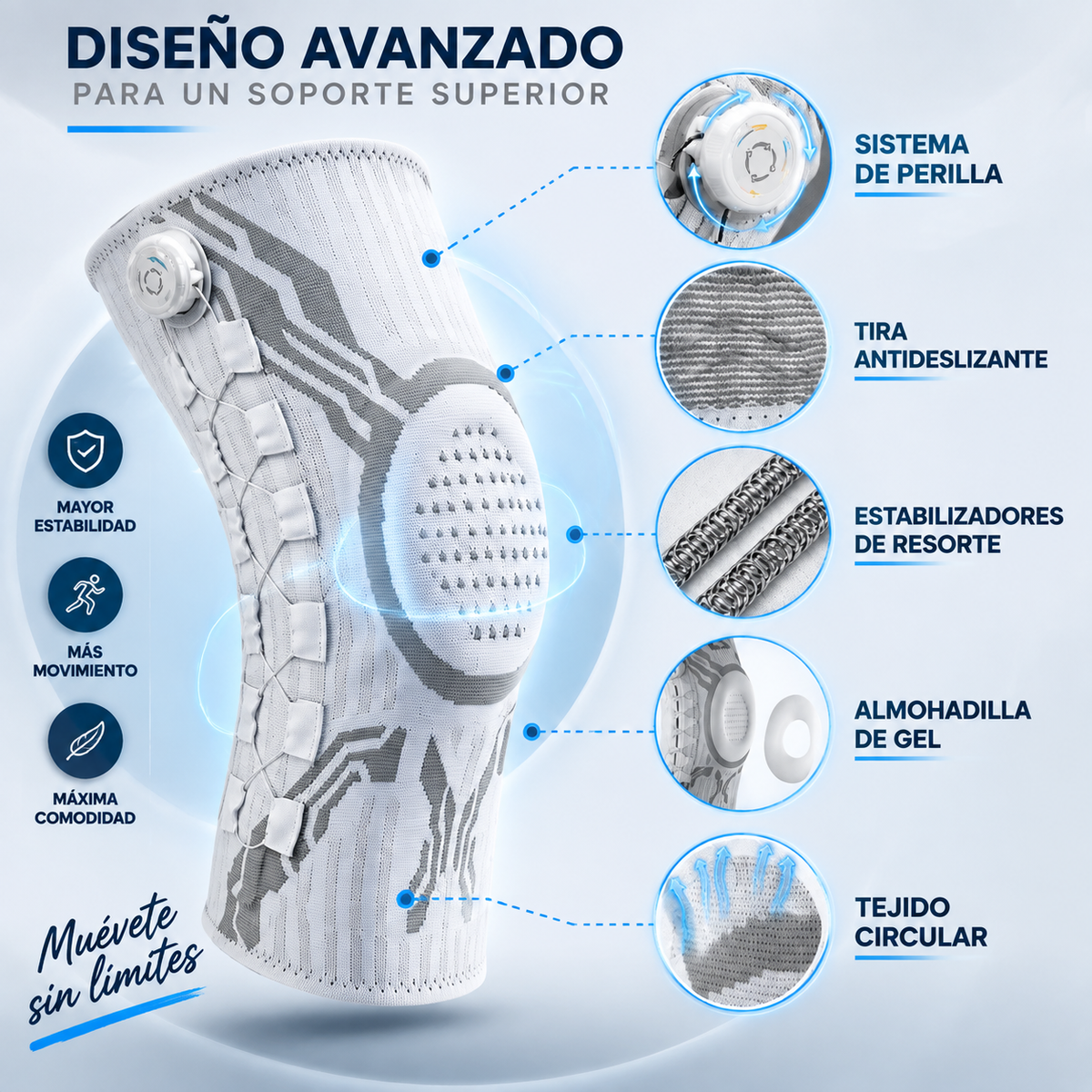 RODILLERA PROFESIONAL AJUSTABLE