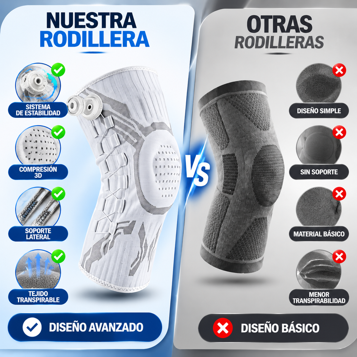 RODILLERA PROFESIONAL AJUSTABLE