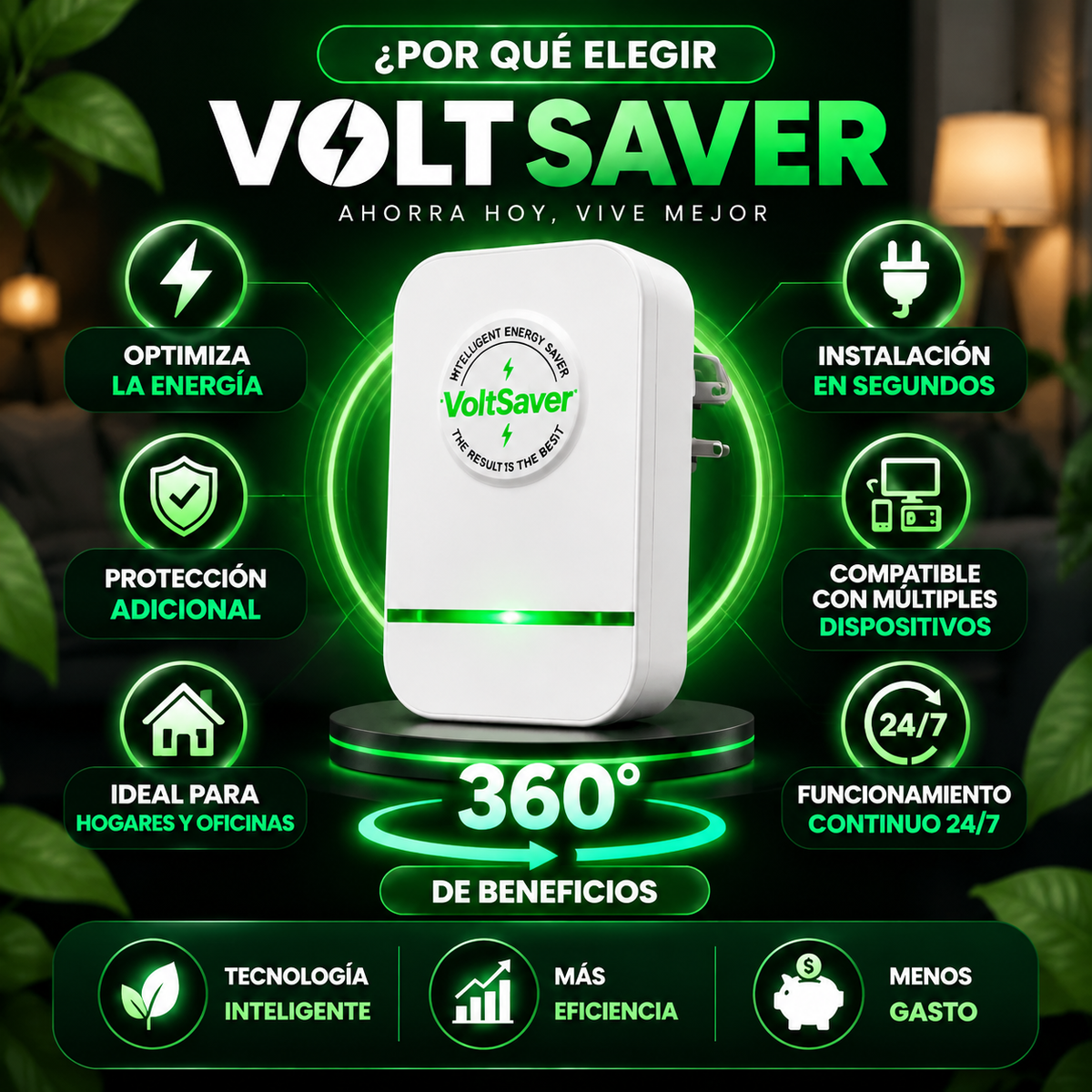 VOLTSAVER - AHORRADOR DE ENERGIA